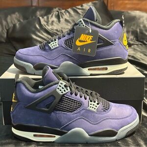 Men's Size 12.5 - Air Jordan 4 Retro 'Lakers'